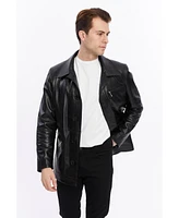 Furniq Uk Men's Genuine Leather Jacket