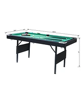 Streamdale Furniture 3-in-1 Multifunctional Game Table Billiards, Table Tennis, and Dining