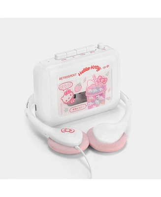 Retrospekt Hello Kitty Strawberry Kawaii Cp-81 Portable Cassette Player