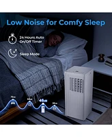 Costway 7100 Btu (10000 Btu Ashrae) Portable Air Conditioner 3-in-1 10000 Btu Ac Unit with Dehumidifier & Cool &Fan