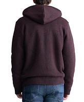 Men's Walmick Full-Zip Knit Hoodie with Sherpa Lining