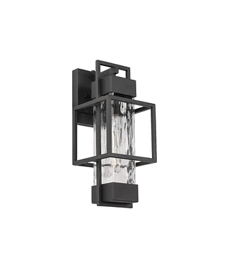 Flynama Dusk to Dawn Outdoor Hardwired Wall Lantern Sconce with No Bulbs Included