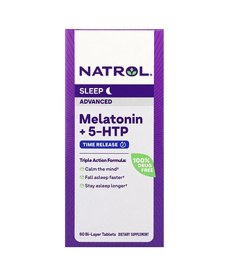 Natrol Melatonin + 5-htp Sleep Advanced