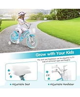 Hongge 14/16/18 Inch Kids Bike with Dual Brakes and Adjustable Seat Ages 3-8