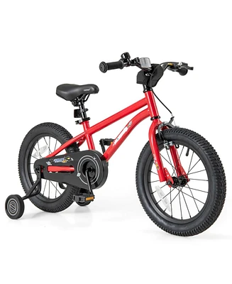 Hongge 16-Inch Kids' Bike with Handbrake, Coaster Brake, and Bell for Ages 4-7