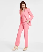 Anne Klein Women's One-Button Peak-Lapel Blazer