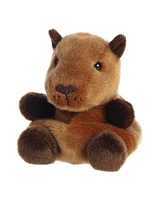 Aurora Mini Sid Capybara Palm Pals Adorable Plush Toy Brown 4"