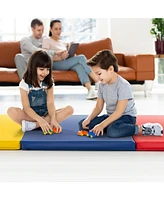 Hongge 6 x 2 Ft Tri-Fold Gym Mat with Handles and Removable Zippered Cover