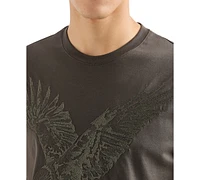 A|X Armani Exchange Men's Short Sleeve Crewneck Eagle Graphic T-Shirt