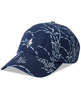 Polo Ralph Lauren Men's Tropical Indigo Linen Ball Cap