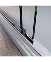 Sliding Shower Doors Safe & Smooth, 56-60"W x 72"H, Adjustable
