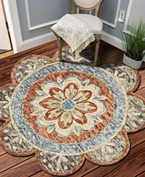 Closeout! Lr Home Radiance RDC54091 6' x 6' Round Area Rug