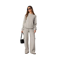 Edikted Women's Wynter Oversized Knit Hoodie