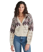 Steve Madden Women's Irisa Fair Isle Cardigan