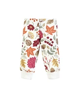 Hudson Baby Baby Girls Hudson Thermal Preemie Layette 4pc Set, Acorn Botanical, Preemie