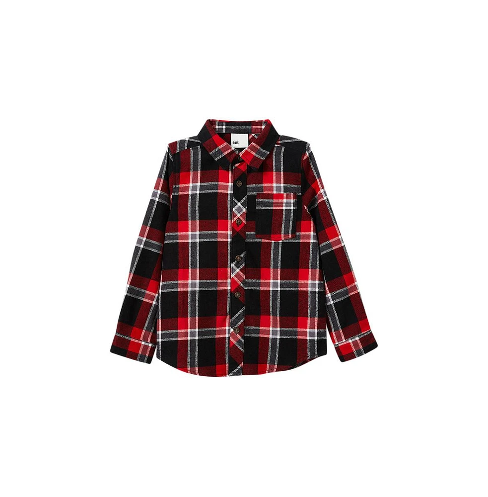 Cotton On Boys Little/Big Rugged Long Sleeve Shirt