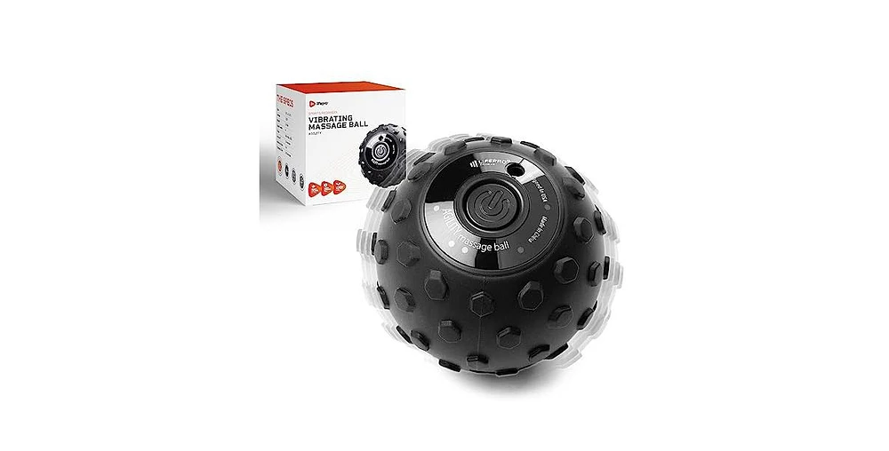 Lifepro 4-Speed Vibrating Peanut Massage Ball | Lacrosse Ball & Foam Roller for Recovery & Therapy