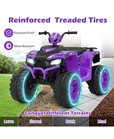 Hongge 24V Kids Ride-On Electric Atv with Wireless Connection for Toddlers 3-8 Years Old
