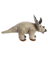 Aurora Large Triceratops Dinos & Dragons Ferocious Plush Toy Brown 13"