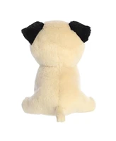 Aurora Small Preston Pug Petites Expressive Plush Toy Brown 7"