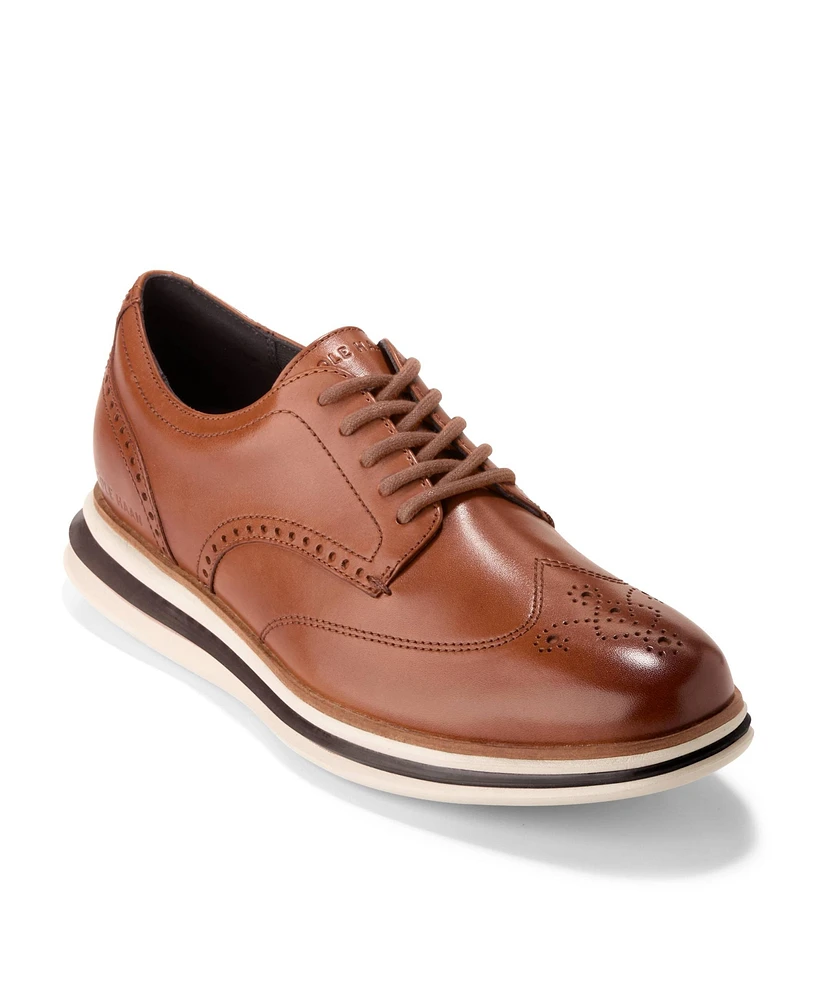 Cole Haan Men's Energy One Wing Lace-Up Oxford - British Tan-Java