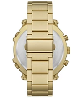 Folio Men's Three Hand Gold Alloy Watch, 50mm - Gold