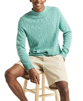 Nautica Men's Slub Linen Crewneck Sweater