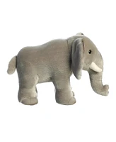 Aurora Medium African Elephant Miyoni Realistic Plush Toy Gray 12"