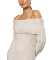 Sanctuary Women's Off-The-Shoulder Sweater Dress