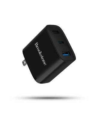 Brookstone Pd 40W Fast Charging 3 Port Universal Wall Charger