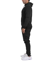 Galaxy By Harvic Men's Modern Fit Fleece-Lined Pullover Hoodie and Jogger, 2-Pc. Set