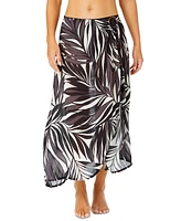 Anne Cole Women's Printed O-Ring Sarong Cover-Up