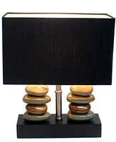 Lalia Home 14" Contemporary Tranquil Stone Table Lamp