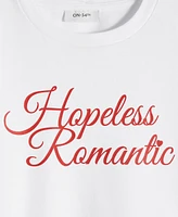 On 34th Women's Hopeless Romantic Graphic T-Shirt, Exclusively at Macy's