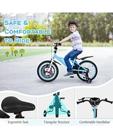 Hongge 16/18 Inch Kids Bike with Adjustable Handlebar and Saddle for 4-8 Years Old