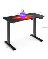 Skonyon Electric Standing Gaming Desk with Height Adjustable Splice Board