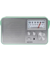 Jensen Mr-750GR Green Portable Am/Fm Radio