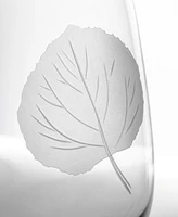 Rolf Glass Aspen Leaf All Purpose Wine Glass 18oz