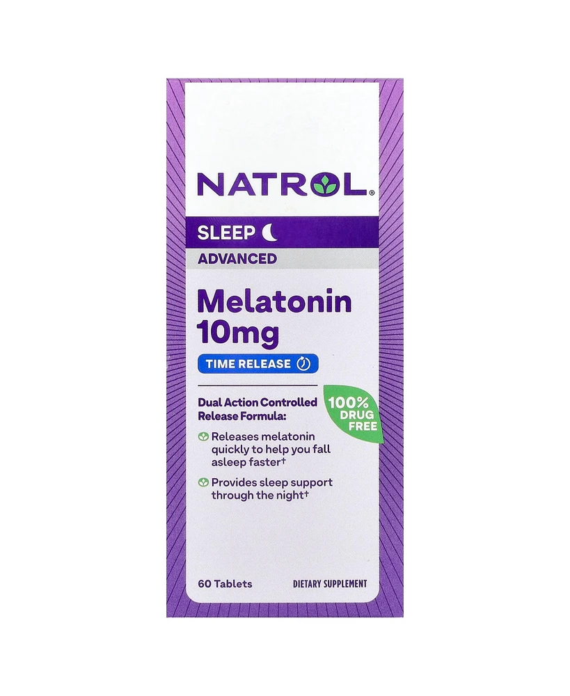 Natrol Sleep Advanced Melatonin Time Release 10 mg