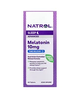 Natrol Sleep Advanced Melatonin Time Release 10 mg