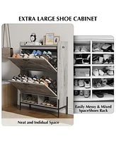 gaomon Shoe Cabinet with 2 Flip