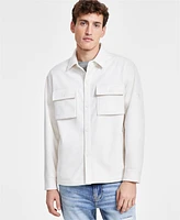 Guess Men's Miles Faux-Suede Shirt Jacket