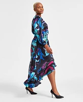 I.n.c. International Concepts Plus Ruffled Maxi Dress, Exclusively at Macy's