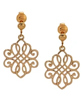 2028 Filigree Clip Earrings