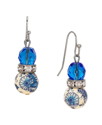 2028 Willow Crystal Drop Earrings