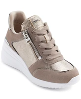 Dkny Women's Kalina Lace Up Wedge Sneakers