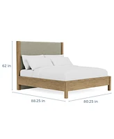 Davie King Upholstered Bed