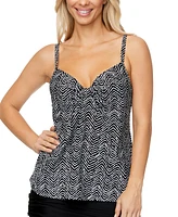 Island Escape Women's Scorpio Underwire Tankini Top, Exclusively at Macy's