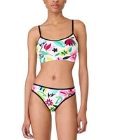 Kate Spade New York Womens Cropped Tank Bikini Top High Cut Bottoms