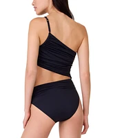 Kate Spade New York Women's Asymmetric Rosette Swimsuit